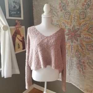 Free People Cropped Sweater